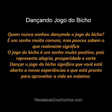 sonhar dançando jogo do bicho - Sonhar com pessoas dançando no jogo do bicho